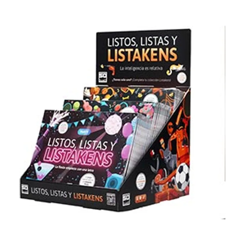 SD Toys Expositor carton listos listas y listakens
