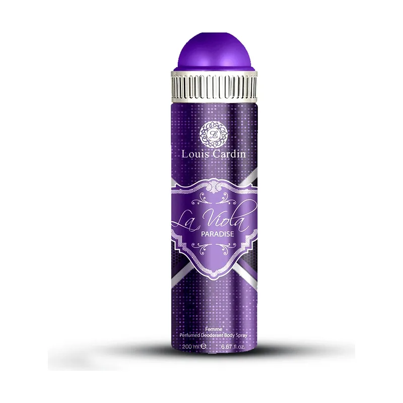 Louis cardin la viola paradise perfumed deodorant body spray 200ml