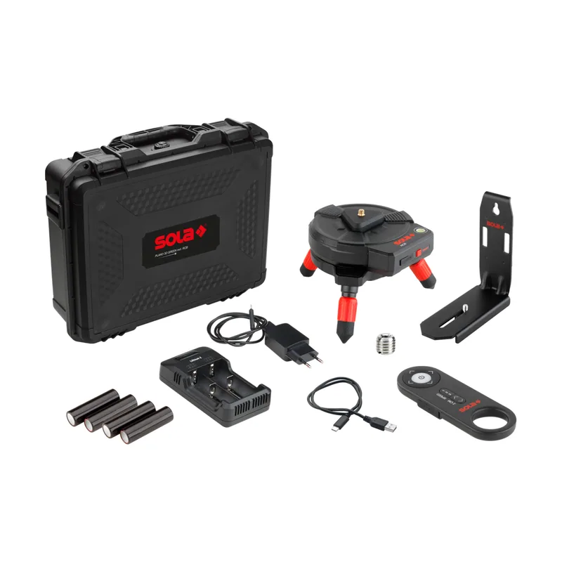8 Sola laser plano 3d green rcb set