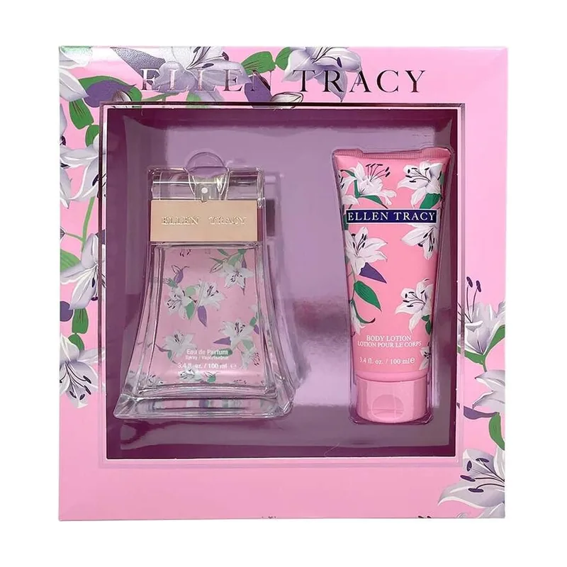 Ellen tracy sparkling gift set edp + body lotion