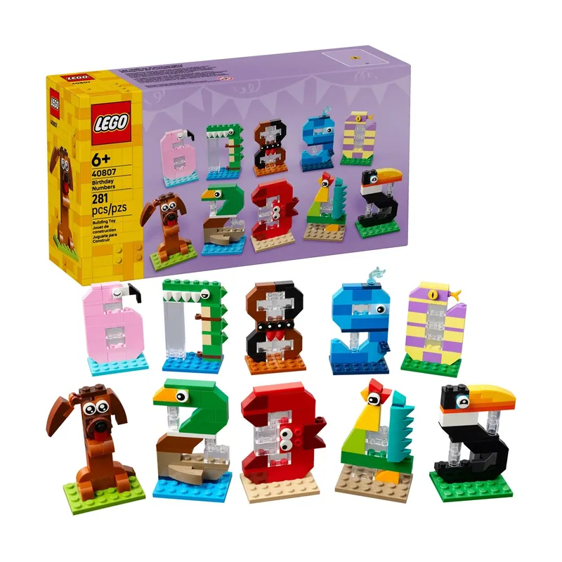 Lego Números de Cumpleaños