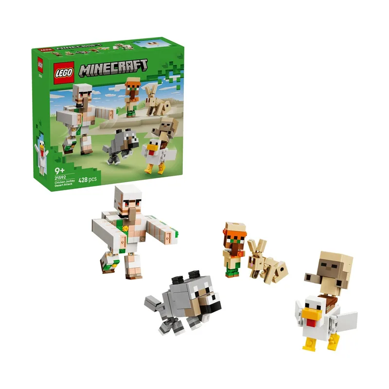 Lego Minecraft Ataque del Jinete Avícola en el Desierto