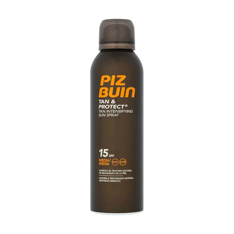 Piz Buin Protector solar en espray con intensificador del bronceado Tan & Protect