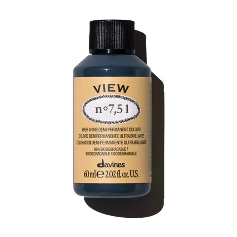 Davines view hair colouring cream toner
