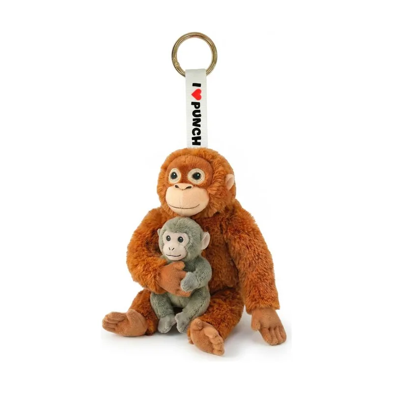 Toys revolution Llavero peluche mono punch 15cm