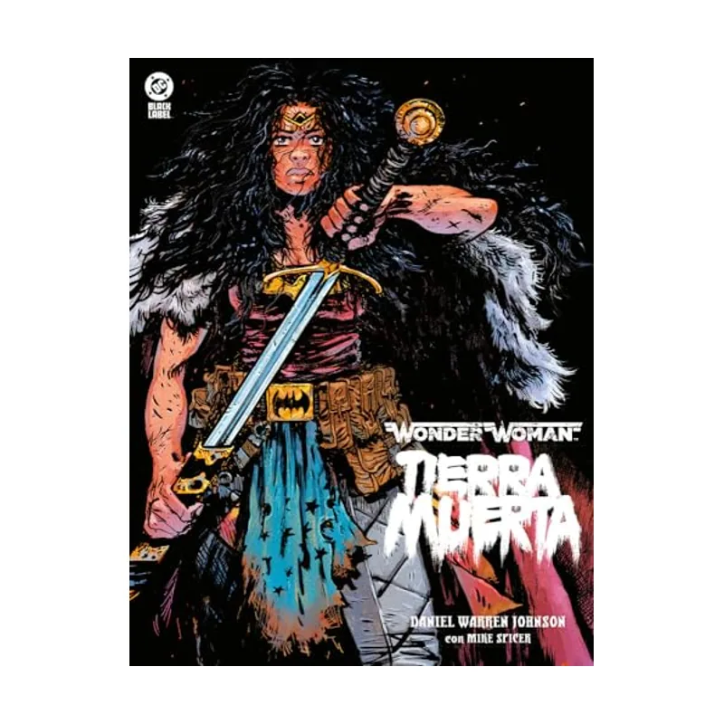 Panini Dc black label. wonder woman tierra muerta