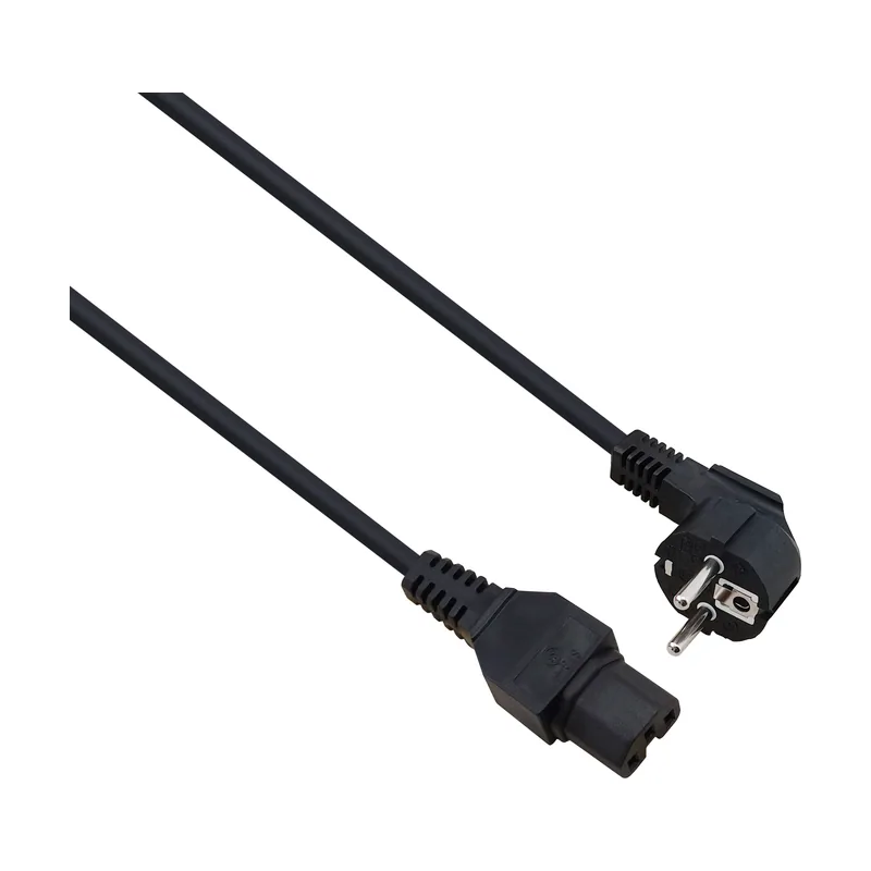 Helos 262775 cable de transmisión Negro 5 m CEE 7/7 C15 acoplador