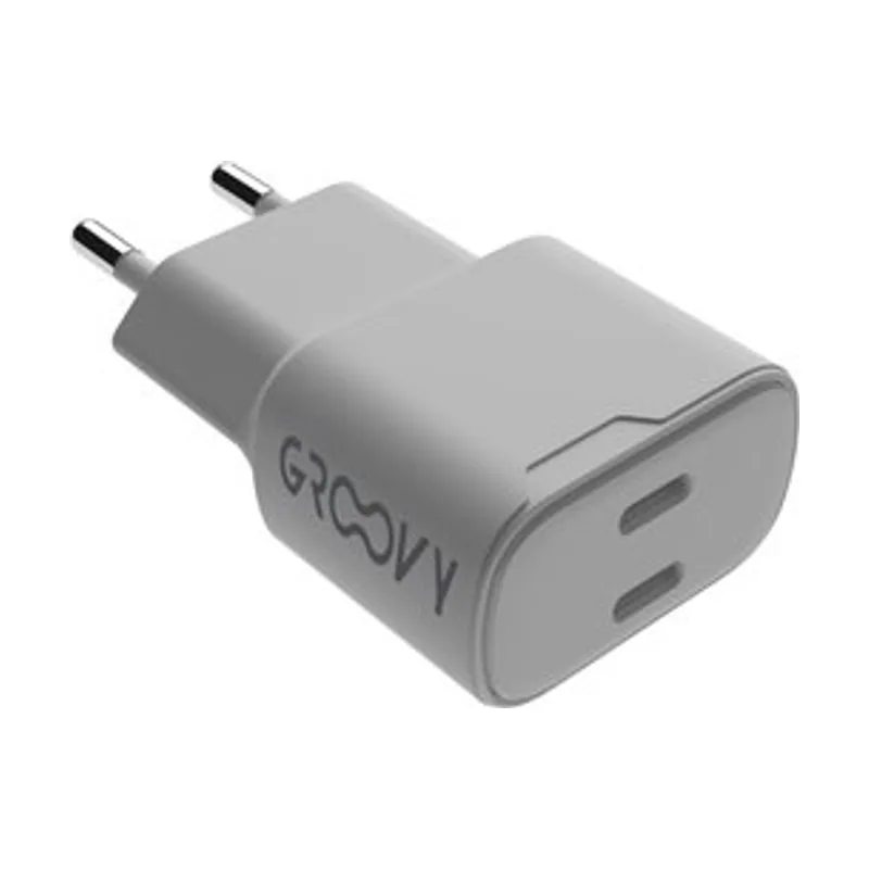 Groovy Cargador de pared 2x usb-c