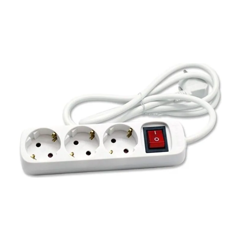 Cegasa Enchufe protector 3 salidas regleta cable 1,4 metros