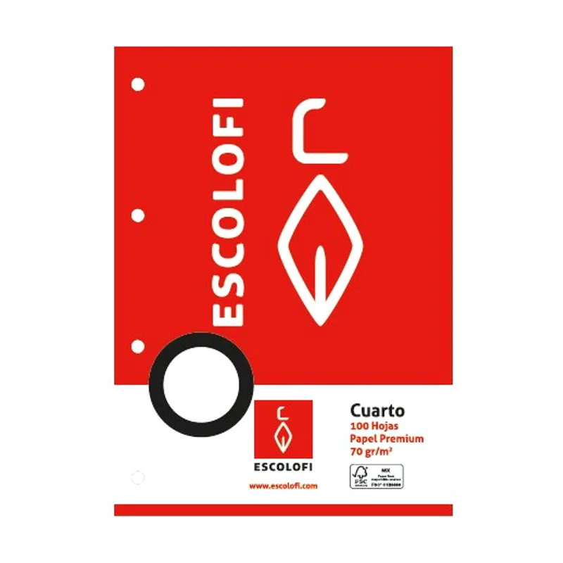 Escolofi Recambio 4º 100h 70gr 4 taladros cuadric.4x4 c/margen