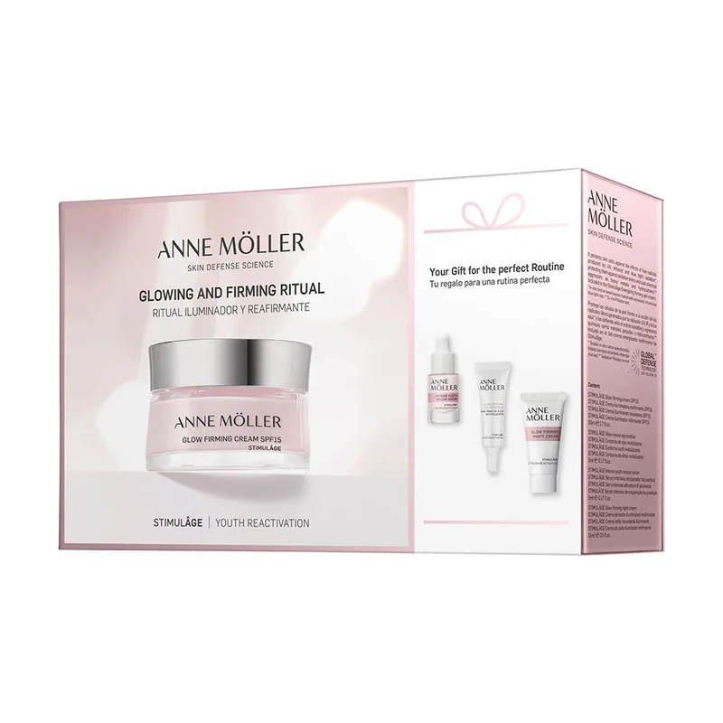 Anne Möller STIMULÂGE Ritual Iluminador Y Reafirmante Estuche 4 pz