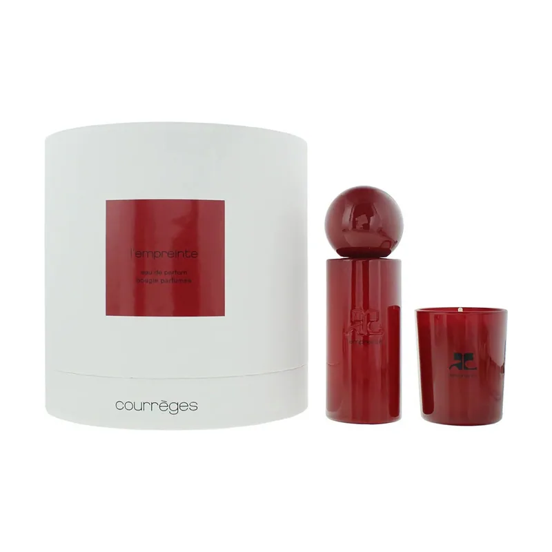 Courreges l'empreinte gift set edp + 75g candle