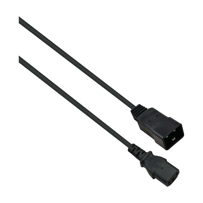 Helos 262667 cable de transmisión Negro 1 m C20 acoplador C13 acoplador