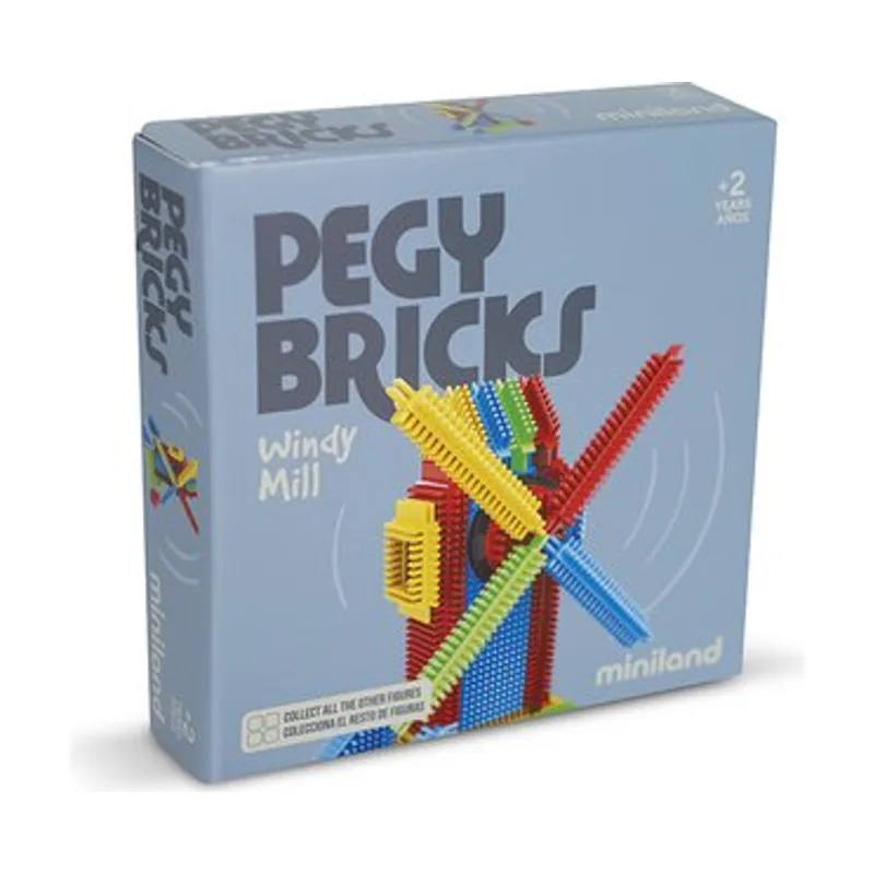 Miniland Pegy Bricks Windy Mill