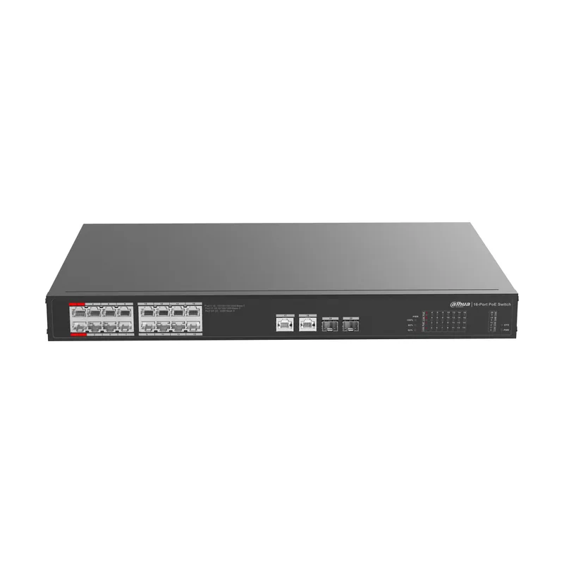 Dahua Technology PoE DH-PFS3220-16GT-190 switch No administrado L2 Gigabit Ethernet 10/100/1000 Energía sobre Ethernet PoE 1U