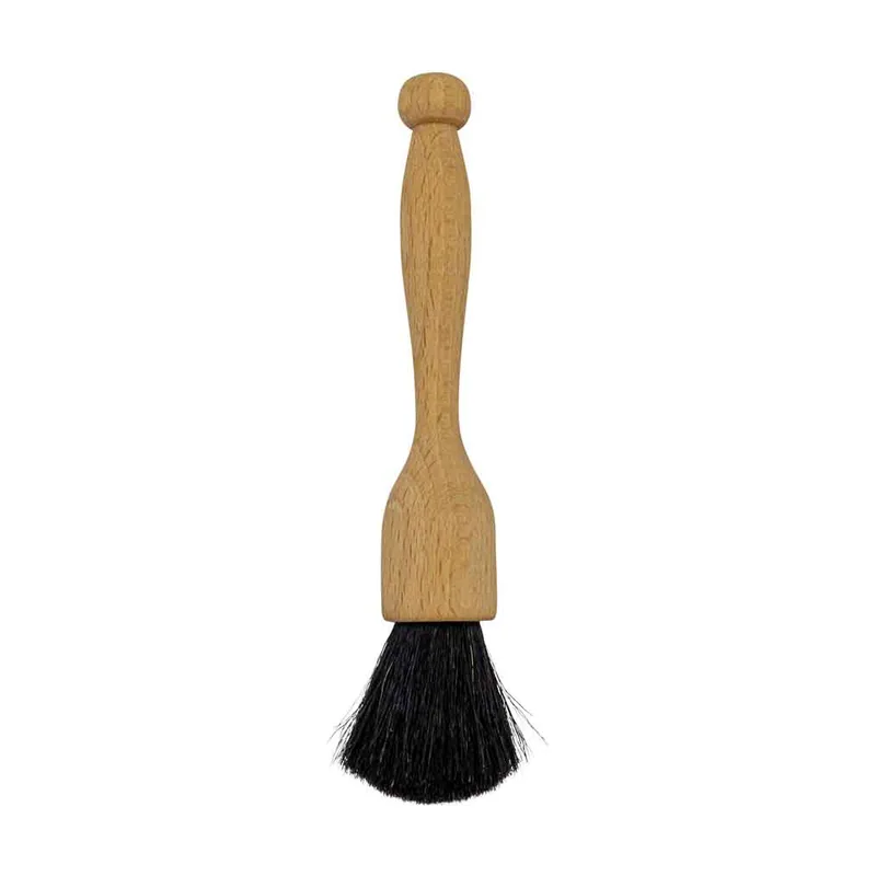 Brstenhaus redecker Maquillaje de polvo y pincel negro pequeño