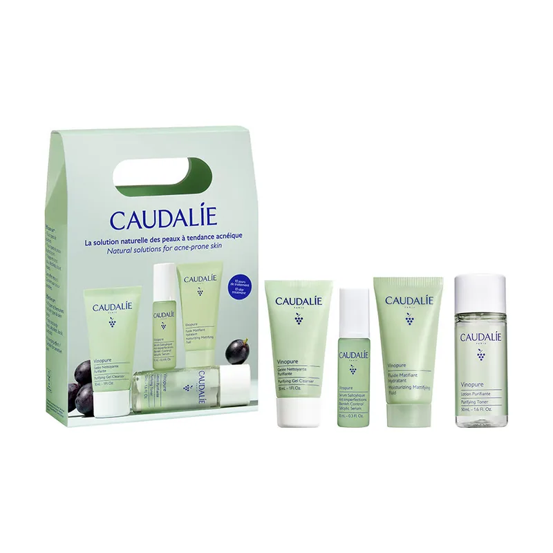 Caudalie Vinopure Rutina Antiacné Estuche 4 pz