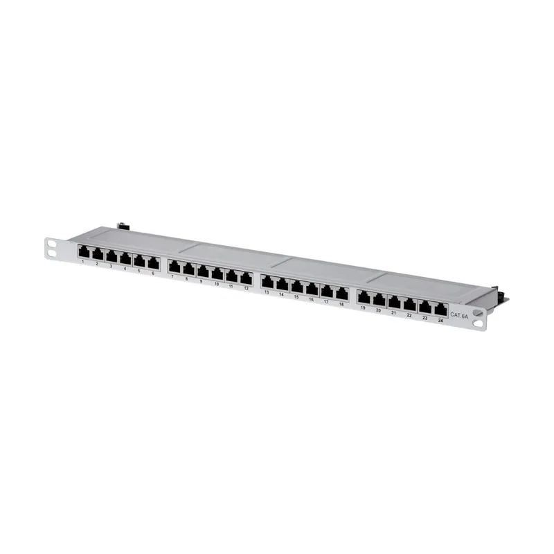 Helos Patch Quemador Cat. 6 a 19 0.5he 24 Puertos Gris 51,00 x 11,90 x 4,30