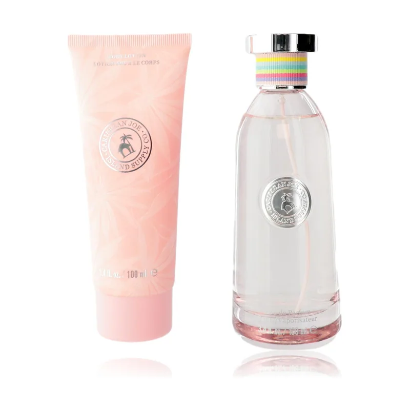 Caribbean joe paradise isle gift set edp + body lotion