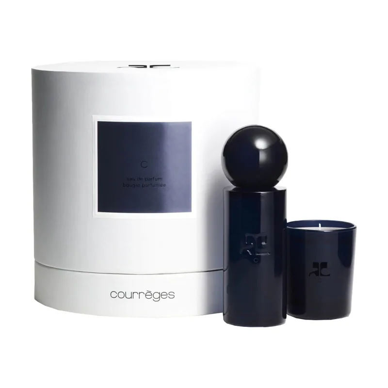 Courreges c gift set edp + 75g candle