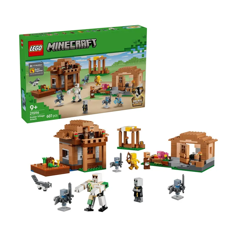 Lego Minecraft Ataque del Evocador a la Aldea de Juguete