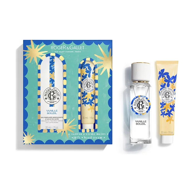 Roger & Gallet Vanille Soleil Agua Perfumada Bienestar Estuche 2 pz