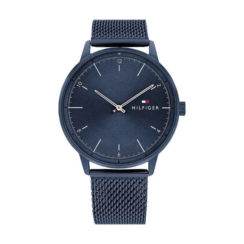 Tommy Hilfiger Reloj Analógico de Cuarzo para Hombre con Correa de Malla