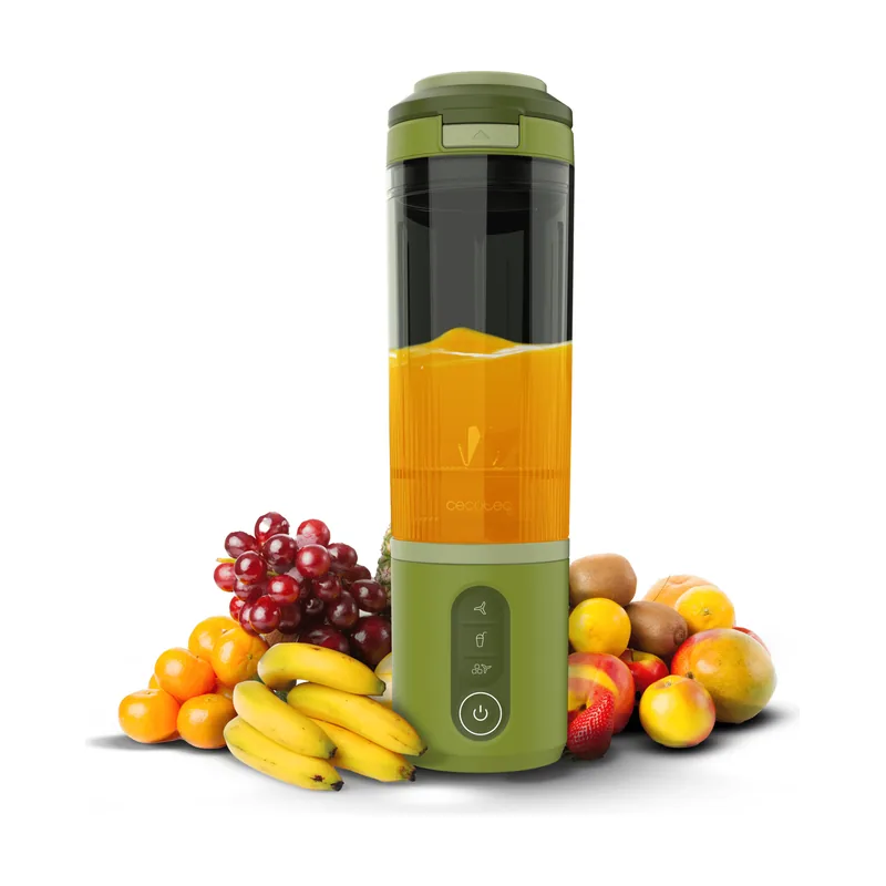Cecotec Batidora de Vaso Portátil con 11,1V Power Titanium Shake2Go