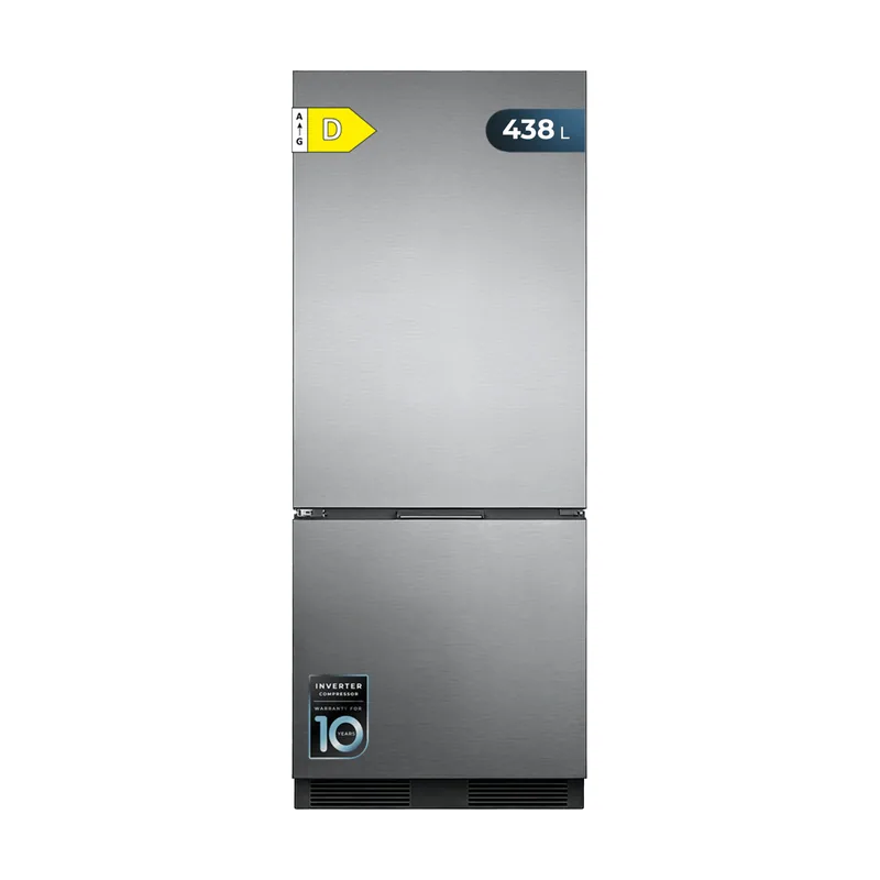 Cecotec Frigorífico Combi Integrable No Frost de 427L Bolero CoolSilver Combi FD BI 427 Elite D.