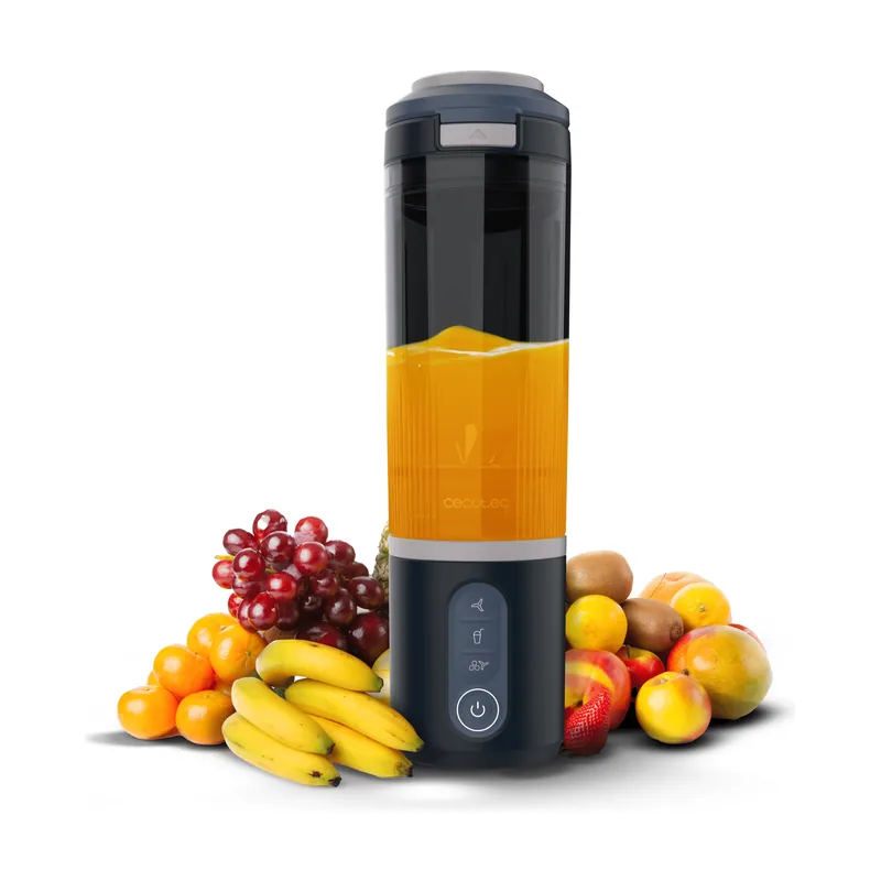 Cecotec Batidora de Vaso Portátil con 11,1V Power Titanium Shake2Go