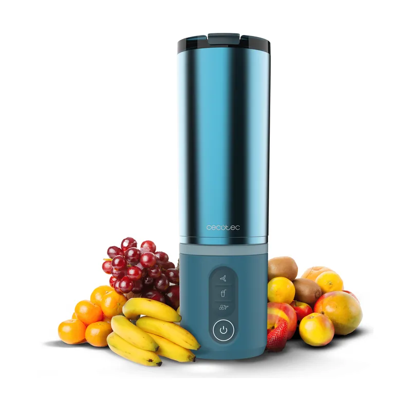 Cecotec Batidora Vaso Portátil 11,1V Power Titanium Shake2Go Lagoon