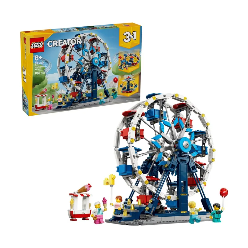 Lego Creator 3en1 Noria Clásica de Juguete