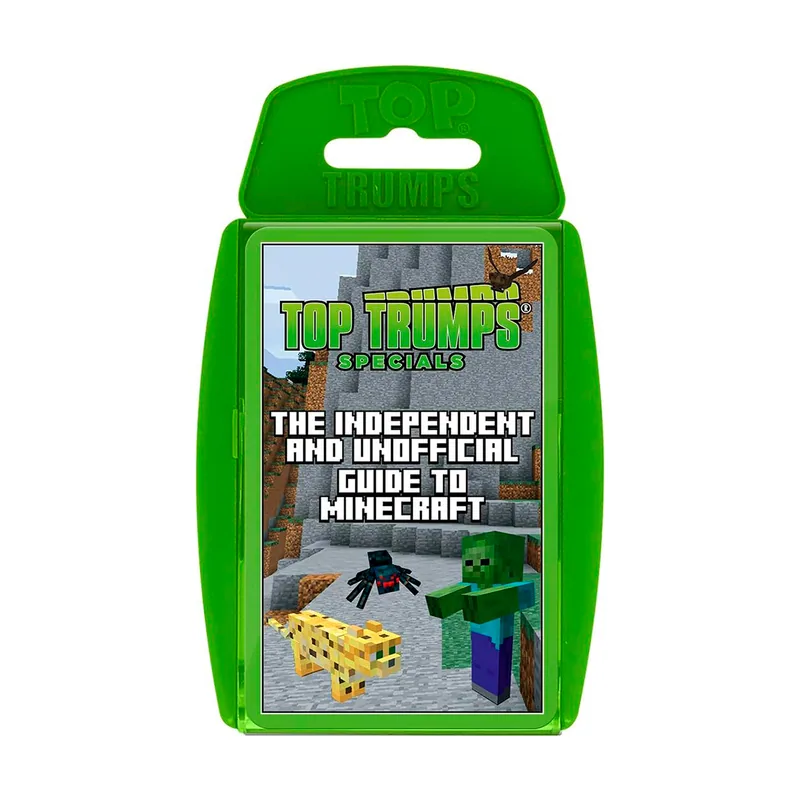 8 Top Trumps 037310 La guía no e Independiente del Juego de Cartas Minecraft