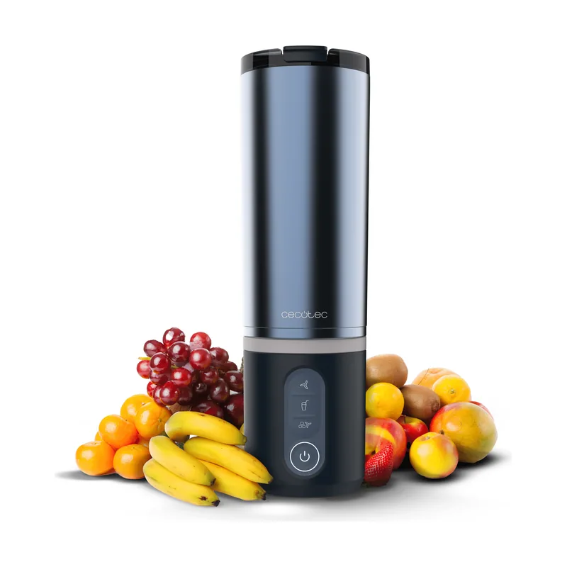 Cecotec Batidora de Vaso Portátil 11,1V Power Titanium Shake2Go