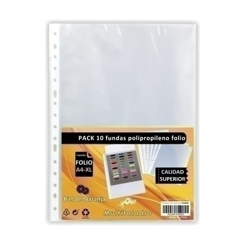 Olef Funda multitaladro pp 90µ pl.nj. fº 16 tal.rfzo. pack de 10