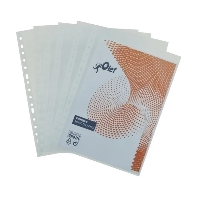 Olef Funda multitaladro pp 70µ pl.nj. fº 16 tal.rfzo. paquete de 100