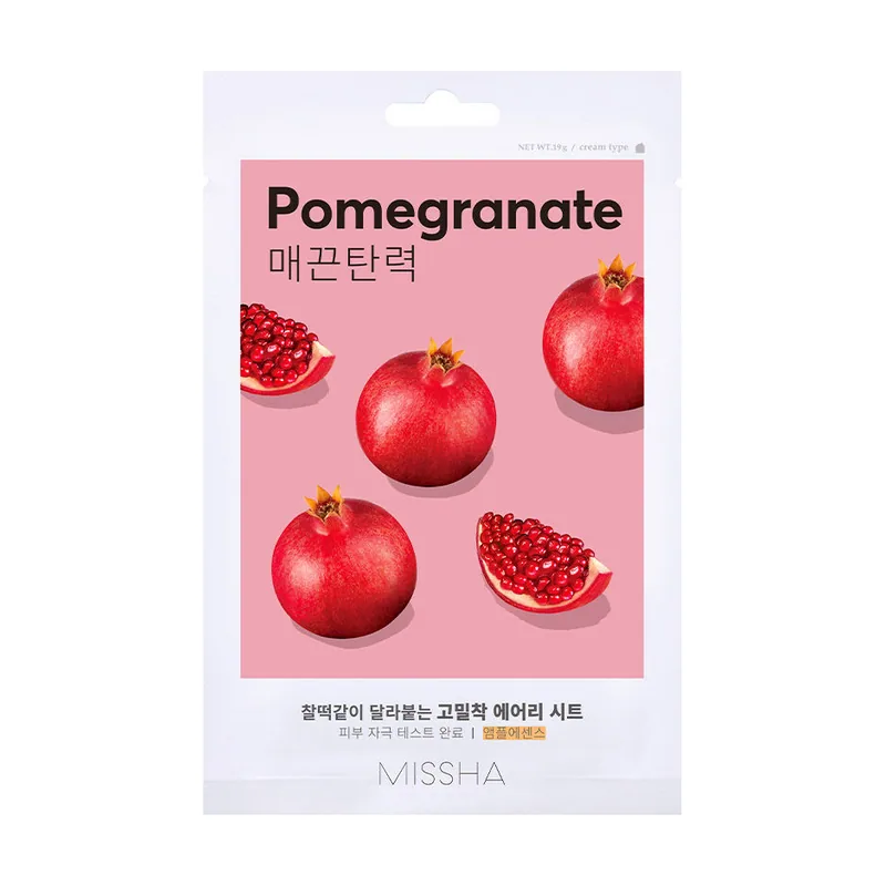 Missha AIRY FIT SHEET mask #Pomegranate