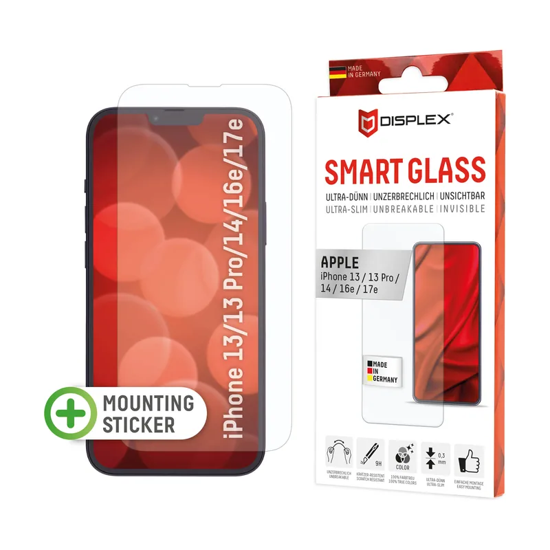Displex 01714 protector de pantalla o trasero para Protector de pantalla de cristal inteligente Apple 1 pieza s