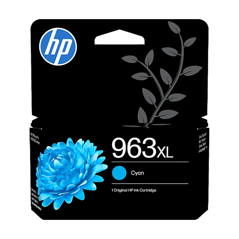 HP Cartucho de tinta 963XL cian de alta capacidad