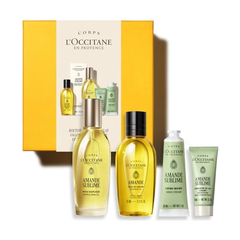 L'occitane Cofre de Navidad Rutina corporal Almendra Amande Sublime
