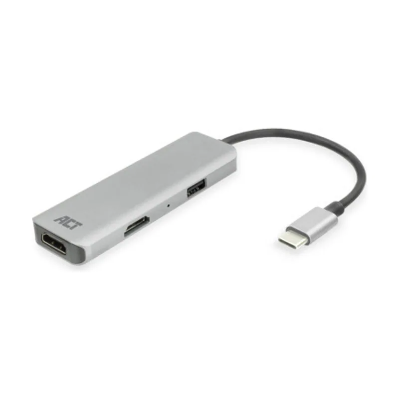 Act Adaptador multipuerto USB-C 4K para 2
