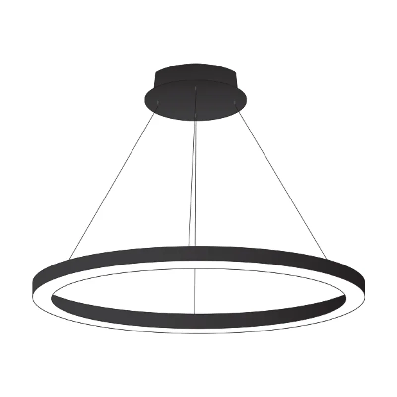 Techtouch Colgante linex circle led cct 60w 6000lm 3000k/4000k/6400k al.reg.xd.90cm