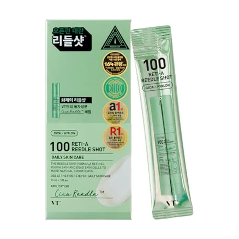 Vt Cosmetics VT 100 Reti-A Reedle SHOT Stick Pouch 2 ml x 10 ea