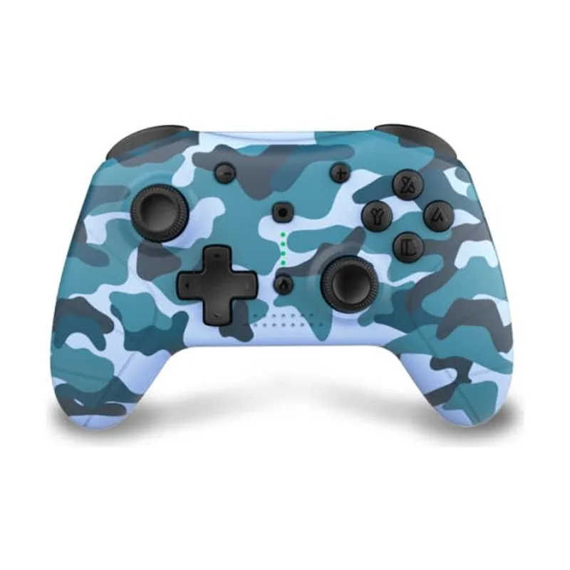 Freaks & geeks Mando Inalámbrico Bluetooth Under Control Navy Camo Blue para Nintendo Switch