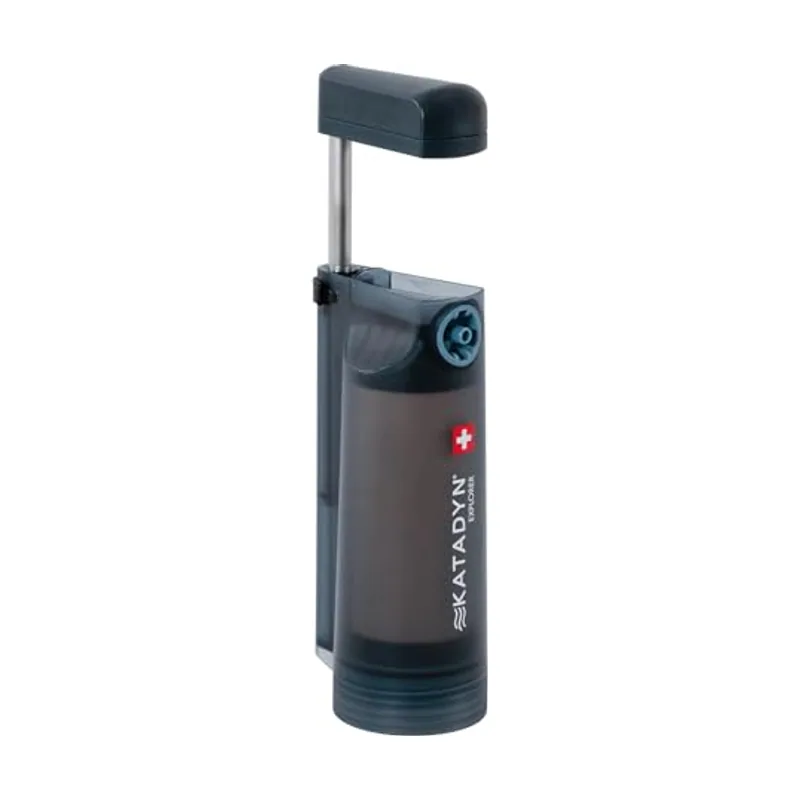 Katadyn Filtro de agua Explorer Outdoor de 2 etapas de fibra hueca