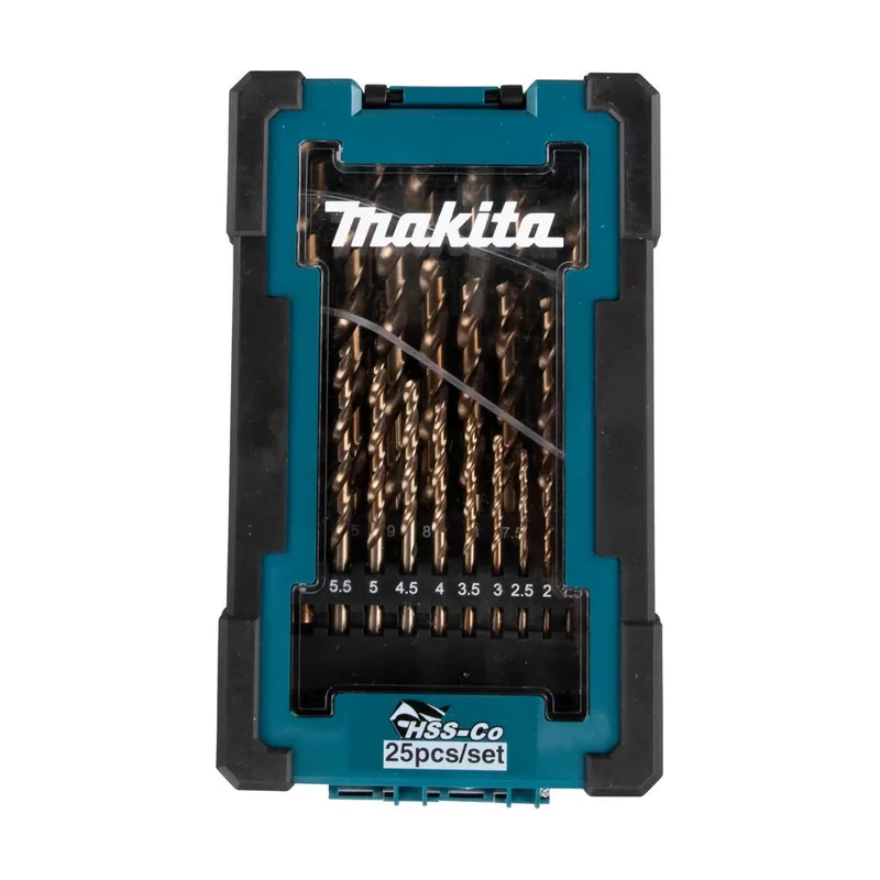 Makita Estuche de brocas para metal e inoxidable HSS-Co