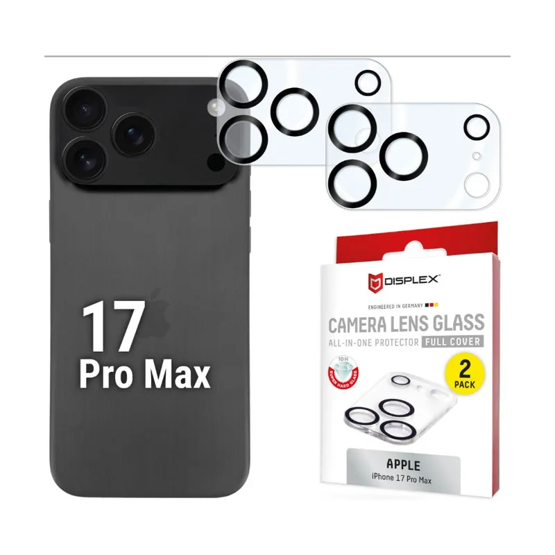 Displex 02173 protector de pantalla o trasero para Protector para lentes de cámara Apple 2 pieza s