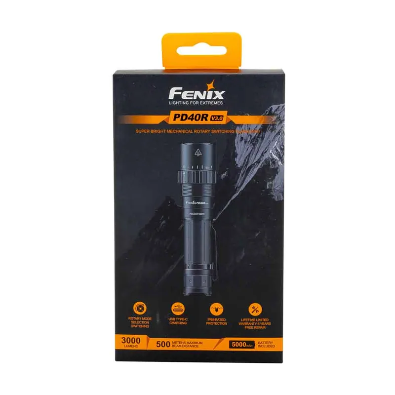 Fenix PD40R V3.0 linterna Negro Linterna de mano