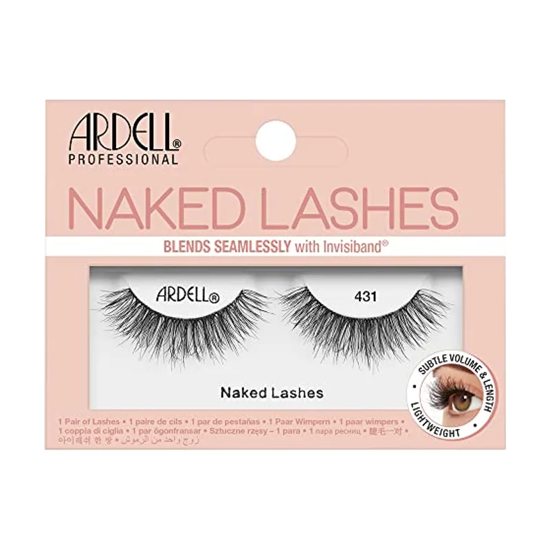 Ardell Naked Lash 431 False Eyelashes para uso profesional para mejorar el rendimiento en cada uso con detalle técnico 431