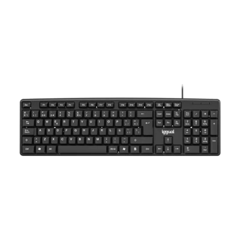 Iggual Teclado USB de Oficina CK-STANDARD-105T
